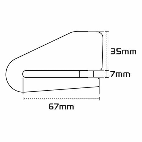 Anti-Theft USB Alarm Disc Lock